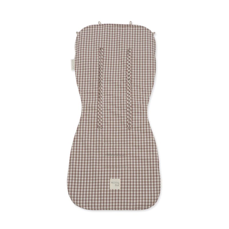 Forra acolchoada Vichy Moka da Walking Mum 4